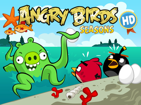 Angry Birds Seasonsが今週の無料アプリ